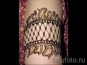 mehendi Tätowierung auf seinem Arm - eine temporäre Henna-Tattoo Foto 1184 tatufoto.ru