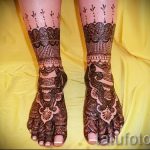 mehendi am Bein Armband - Optionen für temporäre Henna-Tattoo auf 05082016 2035 tatufoto.ru