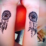 mehendi auf der Hand Traumfänger - Bild temporäre Henna-Tattoo 2035 tatufoto.ru