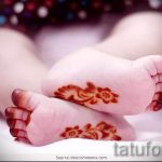 mehendi auf der Hand für Jungen - Bild temporäre Henna-Tattoo 1027 tatufoto.ru