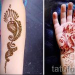 mehendi auf der Hand für Kinder - Foto temporäre Henna-Tattoo 2029 tatufoto.ru