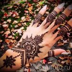 mehendi auf einer Hand Foto für Mädchen - eine temporäre Henna-Tattoo Foto 1045 tatufoto.ru