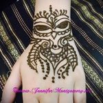 mehendi auf einer Hand Owl - Foto temporäre Henna-Tattoo 1048 tatufoto.ru