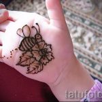 mehendi auf ihrem Arm ein wenig - Bild temporäre Henna-Tattoo 2062 tatufoto.ru