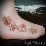mehendi flowers foot - options for temporary henna tattoo on 05082016 2066 tatufoto.ru