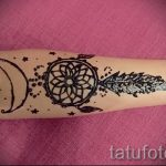 mehendi on hand Dreamcatcher - Picture temporary henna tattoo 1101 tatufoto.ru