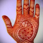 mehendi on hand Peacock - photos temporary henna tattoo 1113 tatufoto.ru
