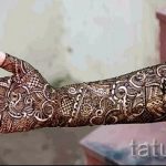 mehendi on the right hand - a temporary henna tattoo photo 1136 tatufoto.ru