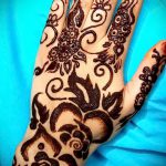 mehendi sur la main henné noir - une photo de tatouage au henné temporaire 1147 tatufoto.ru