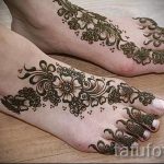 motifs au henné sur sa jambe photo - options pour tatouage au henné temporaire sur 05082016 1104 tatufoto.ru