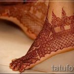motifs mehendi sur la jambe - options pour tatouage au henné temporaire sur 05082016 1105 tatufoto.ru