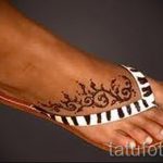 peintes au henné sur le pied - des options pour tatouage au henné temporaire sur 05082016 1107 tatufoto.ru