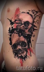 photo - cool skull tattoo - an example 1046 tatufoto.ru