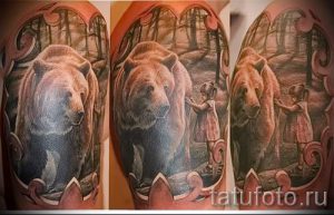 photo - cool tattoo bear - an example 1050 tatufoto.ru