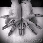 photo - cool tattoos on the fingers - an example 1075 tatufoto.ru