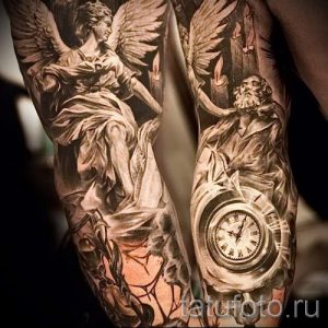 photo - tatouage fraîche sur l'avant-bras pour les hommes - un exemple 2103 tatufoto.ru