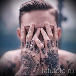 photo - tatouage fraîche à portée de main pour les hommes - un exemple 2098 tatufoto.ru
