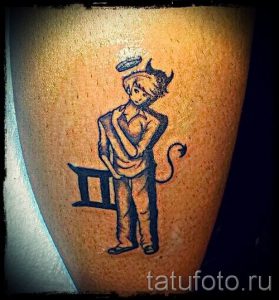 photos - tatouages pour les femmes jumeaux - Option 1036 tatufoto.ru