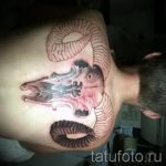 ram tatouage sur son dos - une photo du tatouage fini 02082016 1033 tatufoto.ru