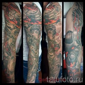 tatouage Airborne sur le poignet - exemple photo du tatouage 2035 tatufoto.ru