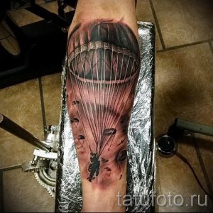 tatouage Airborne sur le poignet - exemple photo du tatouage 3036 tatufoto.ru
