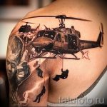 tatouage Airborne sur son épaule - exemple photo du tatouage 1039 tatufoto.ru