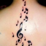 tatouage notes de musique - photos du tatouage fini sur 02082016 1034 tatufoto.ru