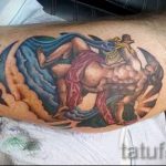 tatouage sous la forme d'Aquarius - photo - un exemple du tatouage fini 01082016 1043 tatufoto.ru