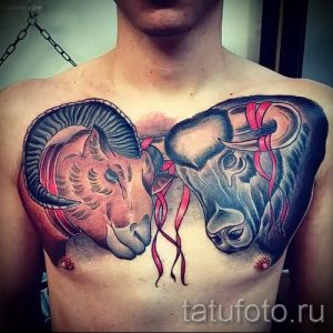 tatouages Aries pour les hommes - une photo du tatouage fini sur 02082016 1043 tatufoto.ru