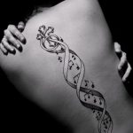 tattoo notes and treble clef - a photo of the finished tattoo on 02082016 1049 tatufoto.ru