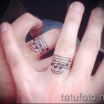 tattoo notes on his hand - a photo of the finished tattoo 02082016 3054 tatufoto.ru