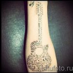 tattoos little notes - photos of the finished tattoo 02082016 1076 tatufoto.ru
