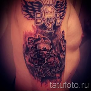 Классны вариант тату для ВДВ - спецназ - фото 35083 tatufoto.ru