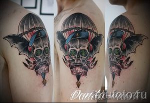 классный вариант тату для ВДВ - фото 3102 tatufoto.ru