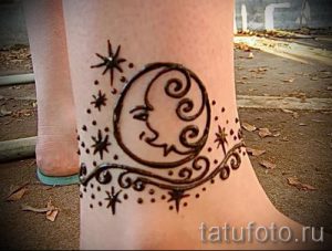 мехенди на ноге браслет - варианты временной тату хной от 05082016 3134 tatufoto.ru