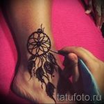 мехенди на ноге ловец снов - варианты временной тату хной от 05082016 2141 tatufoto.ru