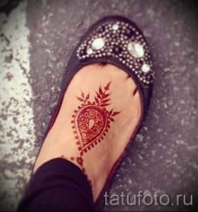 мехенди на ноге маленькие - варианты временной тату хной от 05082016 1153 tatufoto.ru