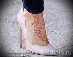 мехенди на ноге маленькие - варианты временной тату хной от 05082016 2154 tatufoto.ru