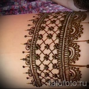 мехенди на ноге подвязка - варианты временной тату хной от 05082016 4172 tatufoto.ru