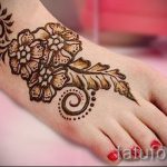 мехенди на ноге цветы - варианты временной тату хной от 05082016 8196 tatufoto.ru