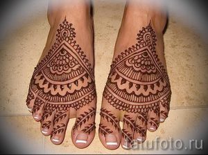 мехенди на ноге эскизы - варианты временной тату хной от 05082016 6209 tatufoto.ru