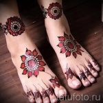 мехенди на пальцах ног - варианты временной тату хной от 05082016 10227 tatufoto.ru