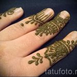 мехенди на пальцах рук - фото временной тату хной 11242 tatufoto.ru