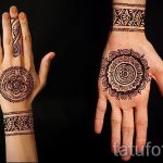 мехенди на руке браслет - фото временной тату хной 14267 tatufoto.ru