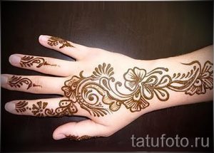 мехенди на руке в домашних условиях - фото временной тату хной 1273 tatufoto.ru