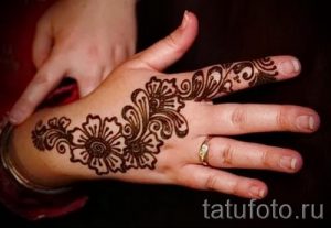 мехенди на руке в домашних условиях - фото временной тату хной 4276 tatufoto.ru