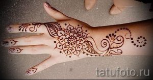 мехенди на руке для начинающих - фото временной тату хной 8312 tatufoto.ru