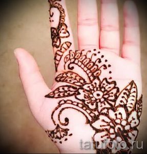 мехенди на руке для начинающих - фото временной тату хной 9313 tatufoto.ru