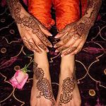 мехенди на руке и ноге - фото временной тату хной 2326 tatufoto.ru