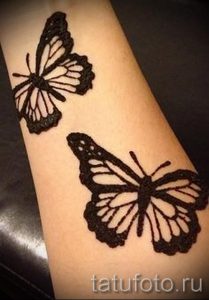 мехенди на руке маленькие - фото временной тату хной 7373 tatufoto.ru